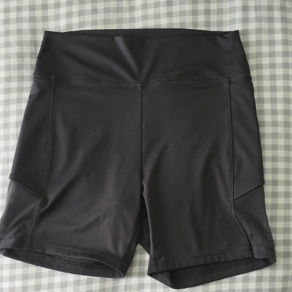 PINK Victoria's Secret Black Bike Shorts with Side Panels